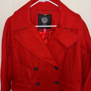 Vince Camuto Vibrant Red Women's Peacoat